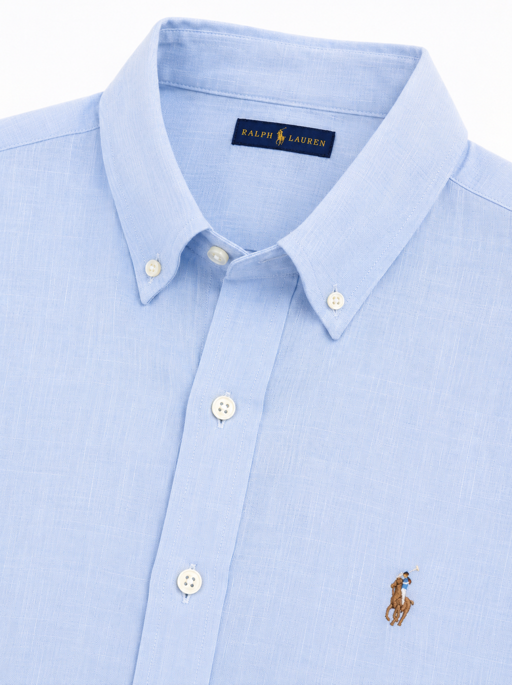 Chemise Polo Ralph Lauren brown logo