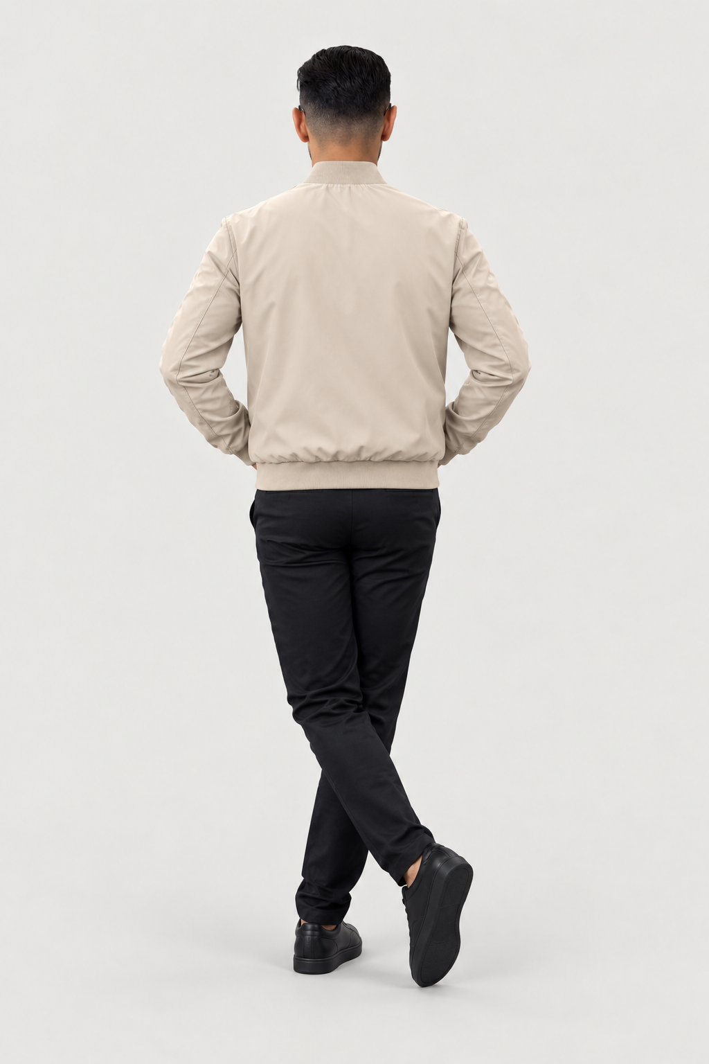 Blouson à poches col montant