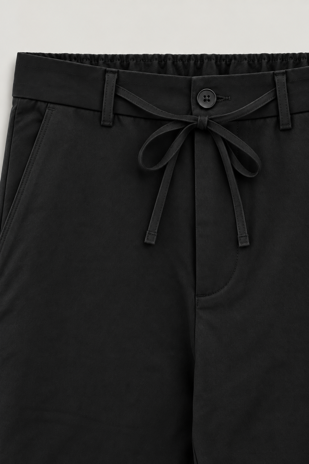 Pantalon slim à cordon