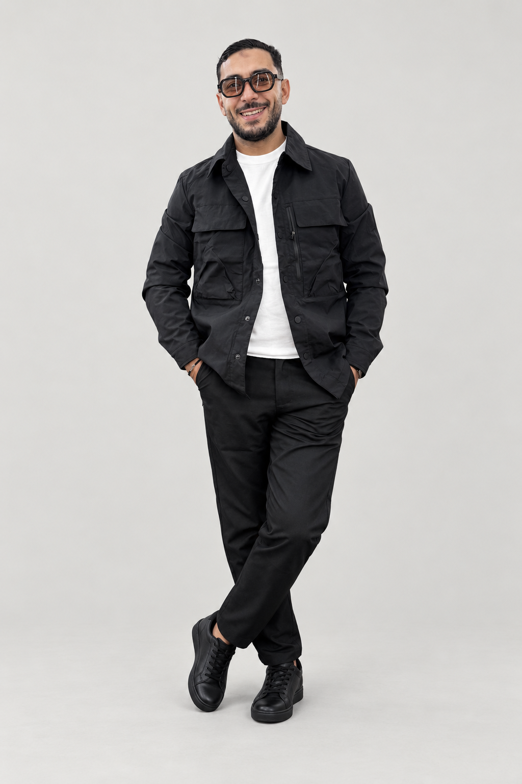 Veste réversible à pressions
