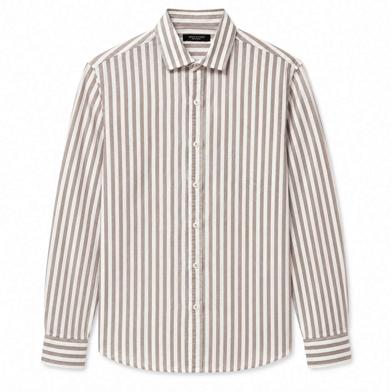 Striped Bread Buttons shirts