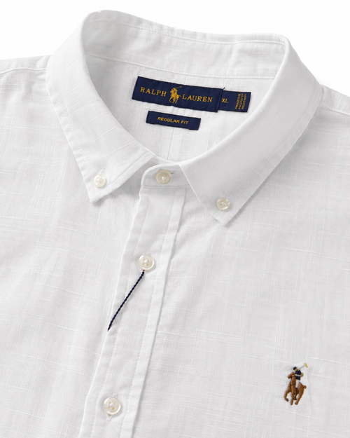 Chemise Polo Ralph Lauren brown logo