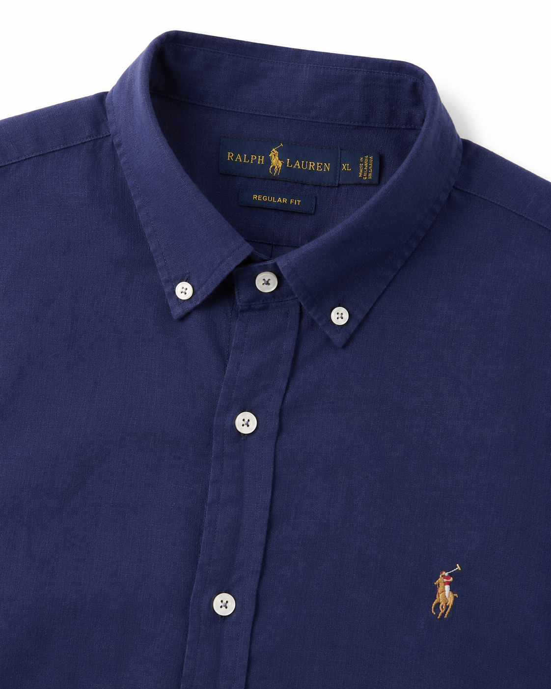 Chemise Polo Ralph Lauren brown logo