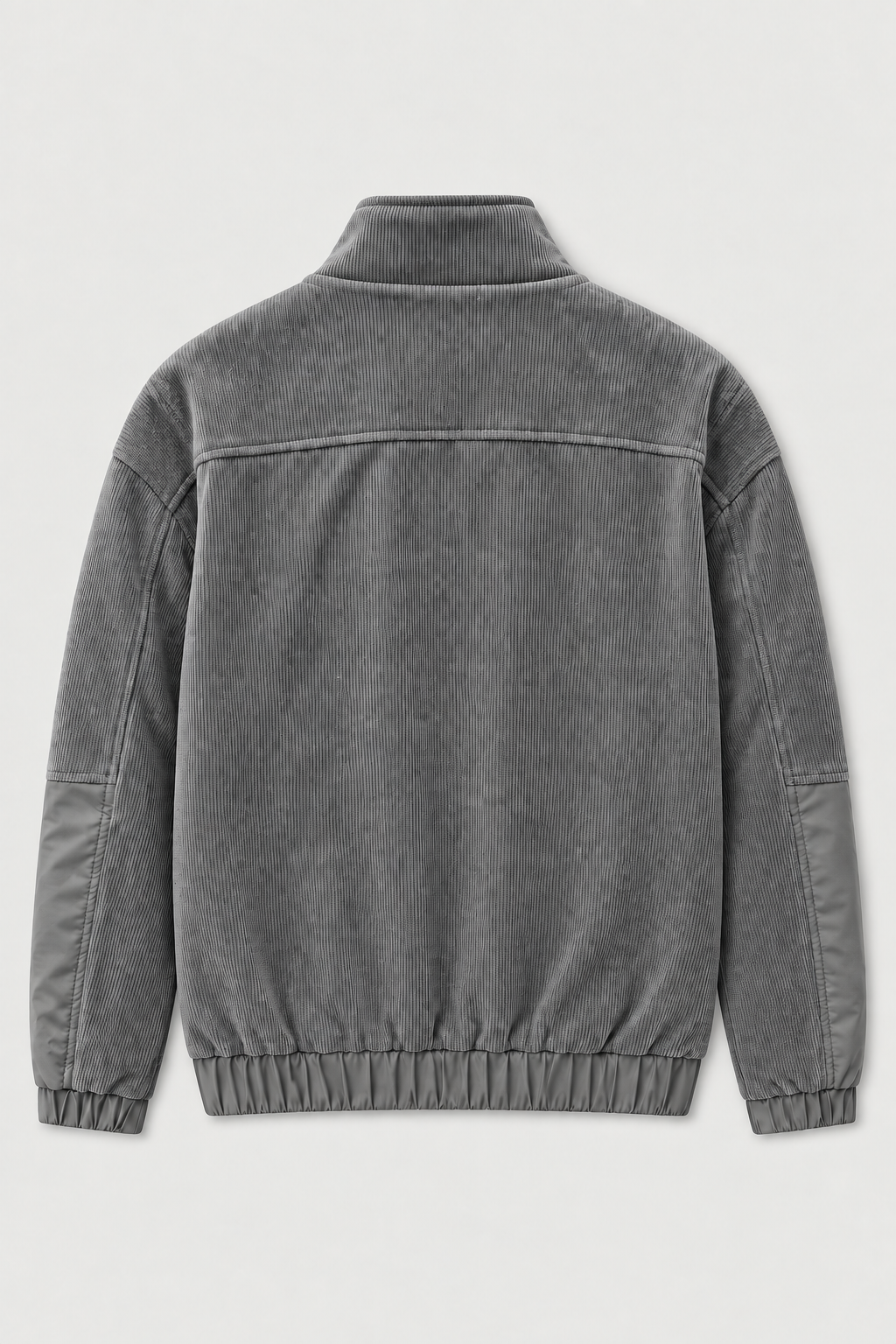 Veste zippée en velours côtelé