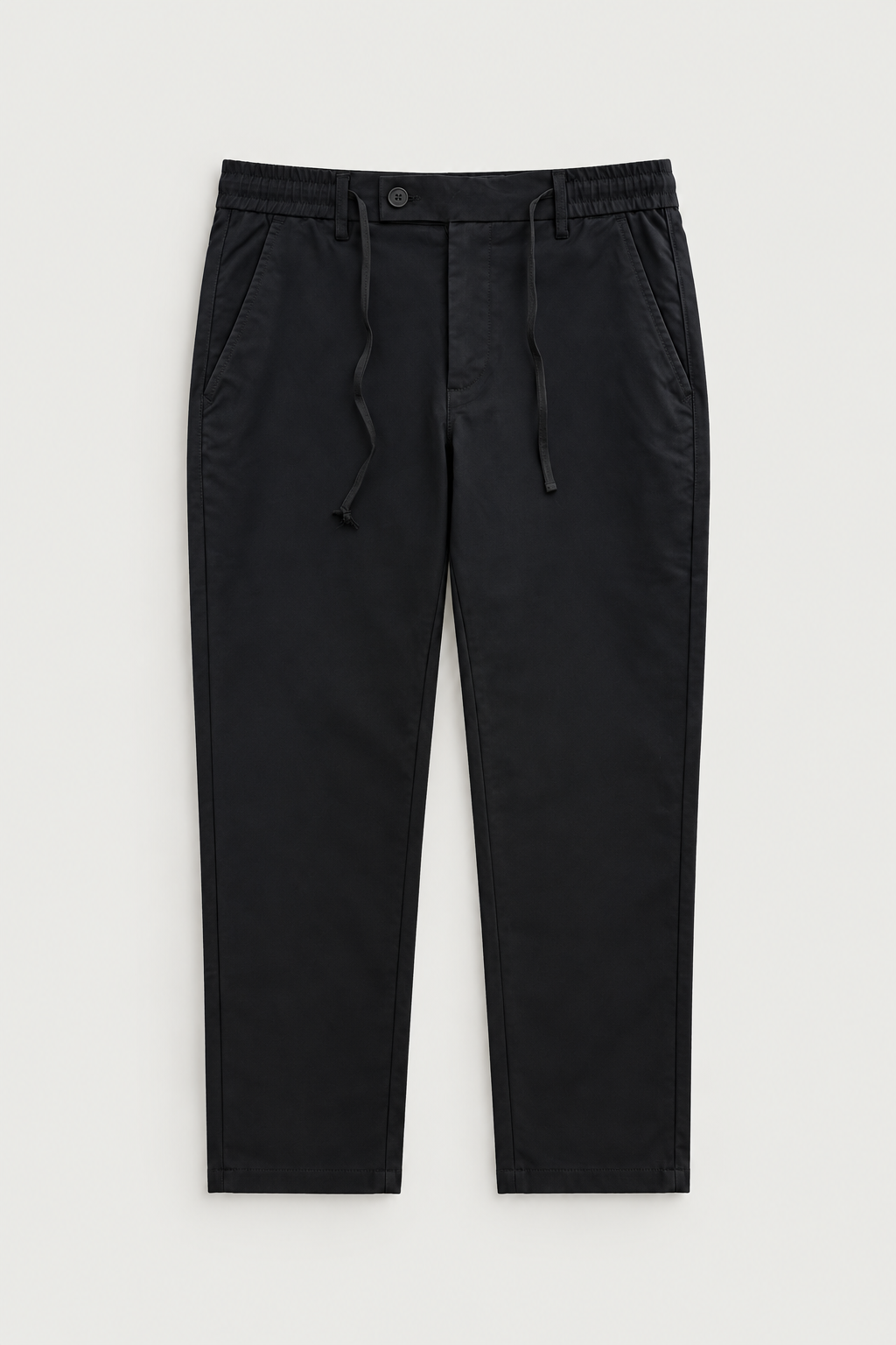 Chino à cordon noir, vue de face