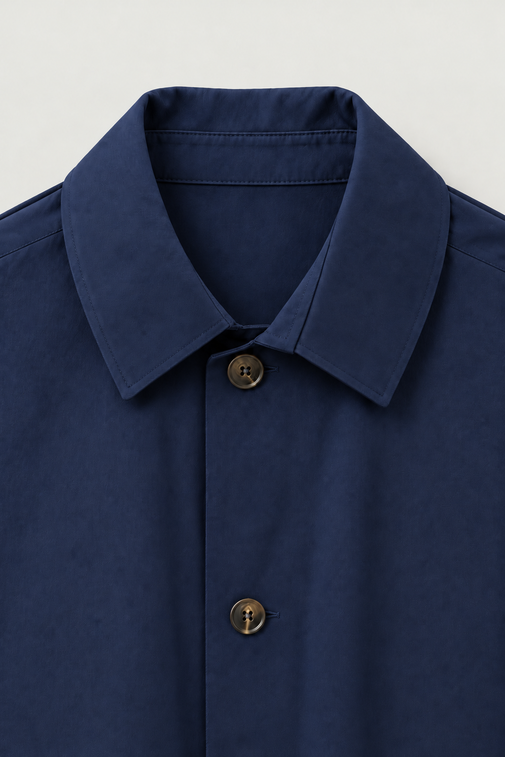 Manteau léger à col chemise