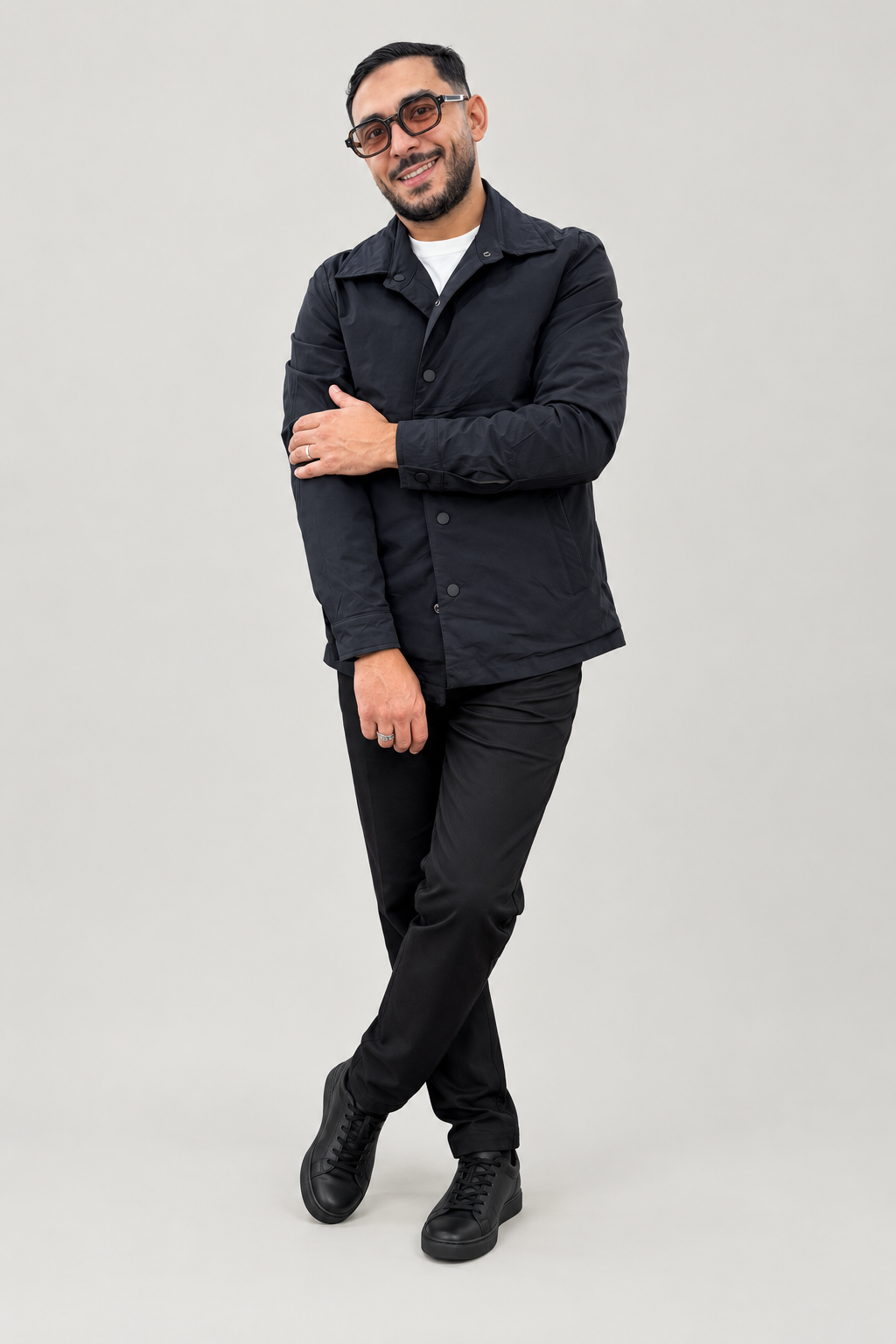 Veste réversible à pressions