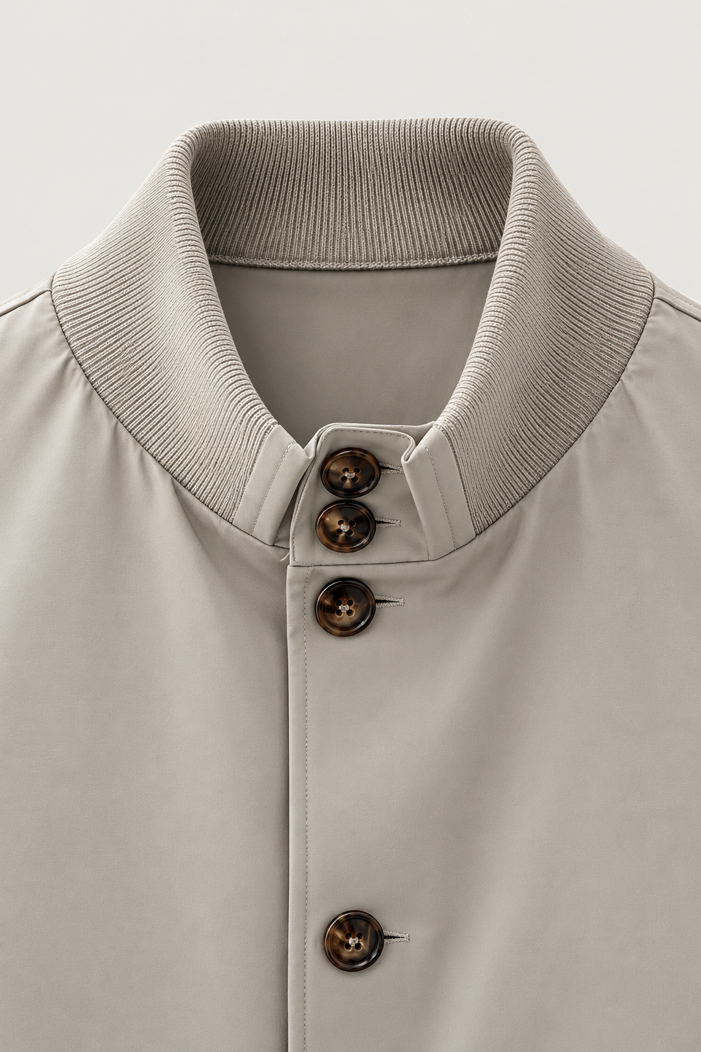 Blouson à poches col montant
