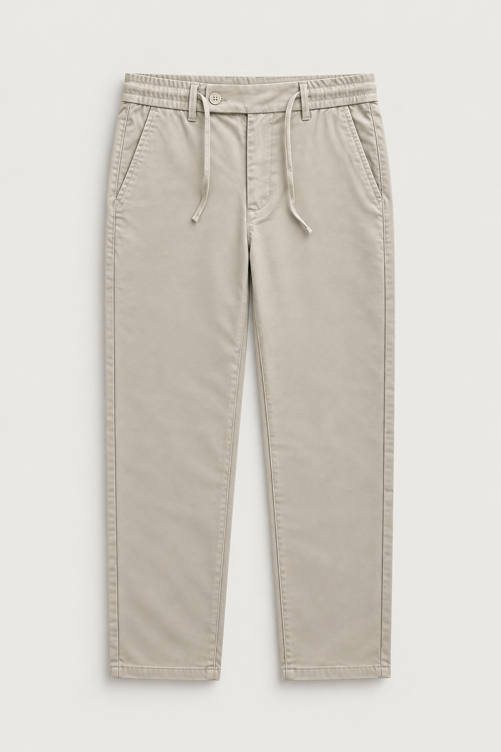 Chino à cordon beige, vue de face