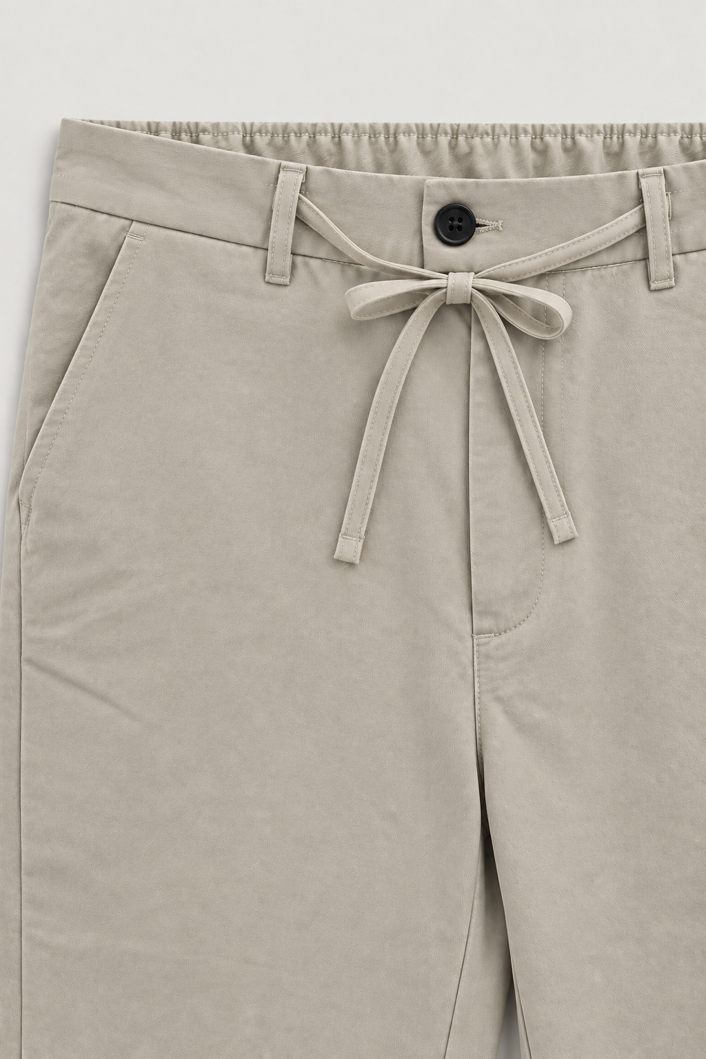 Pantalon slim à cordon
