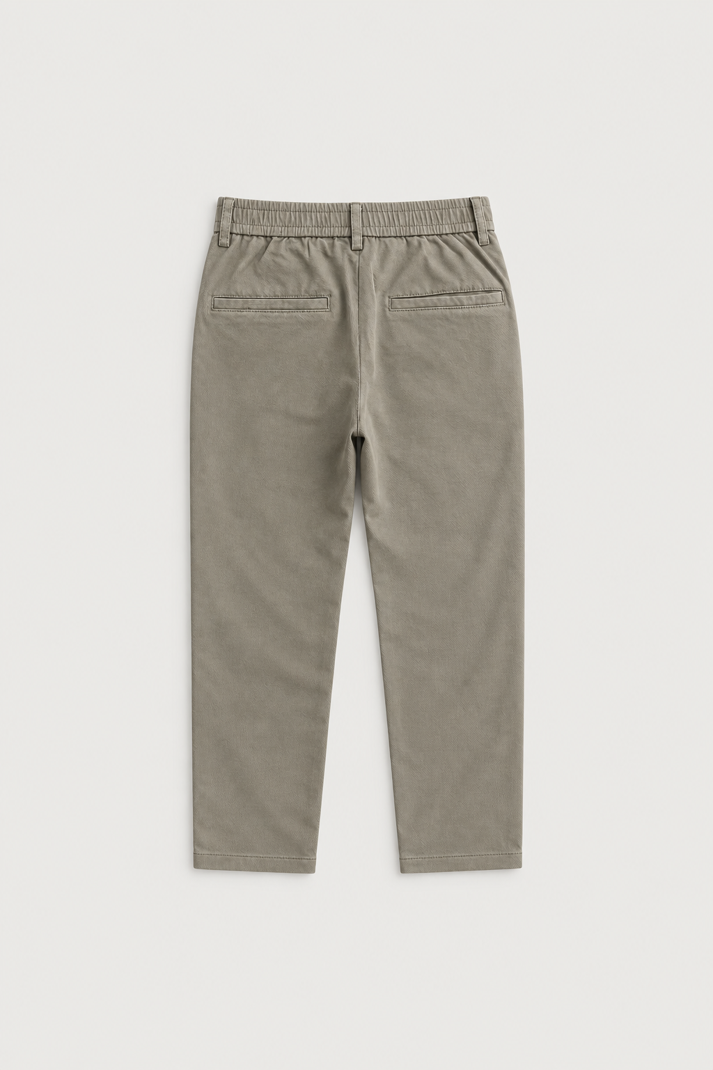 Pantalon à pinces taille élastique