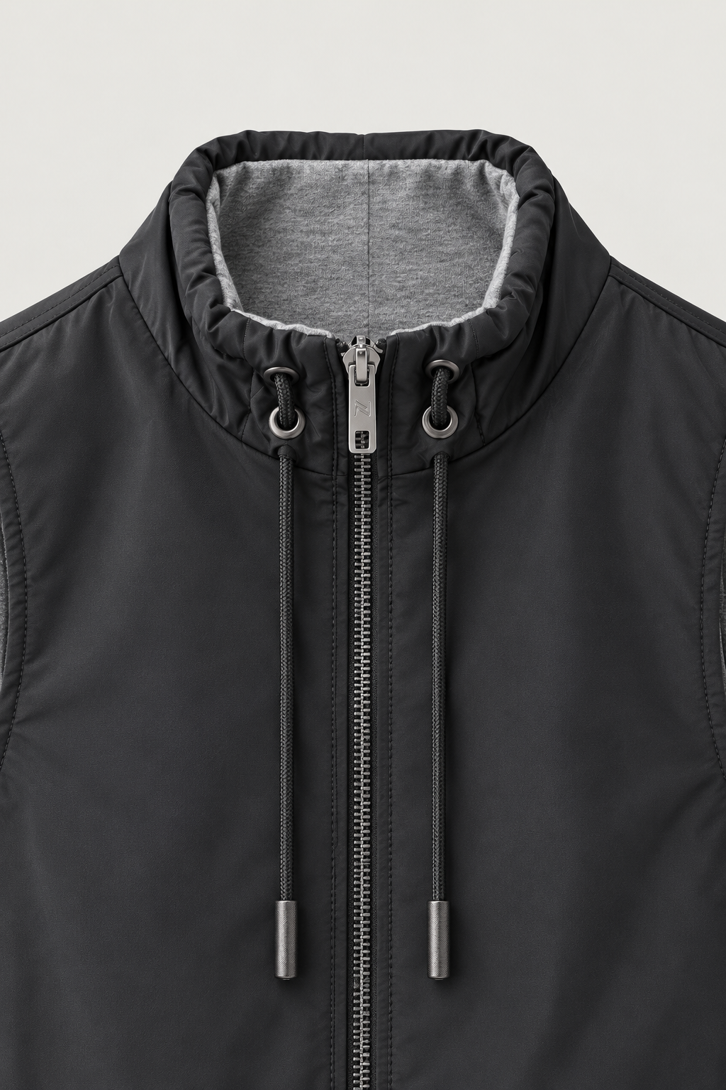 Gilet sans manches zippé