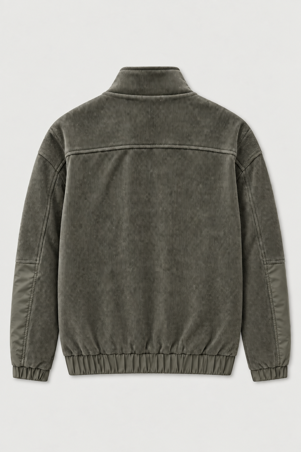 Veste zippée en velours côtelé