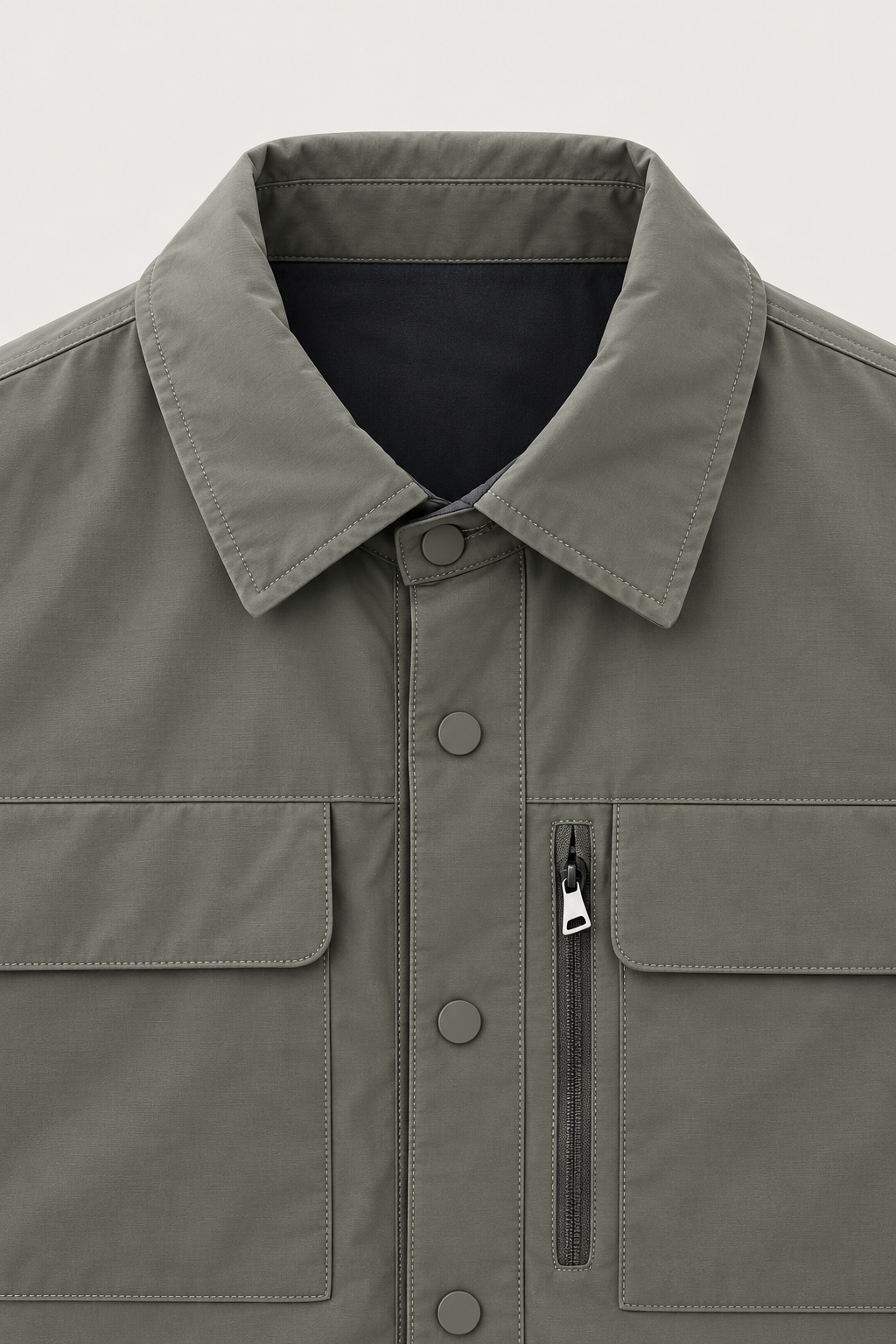 Veste réversible à pressions