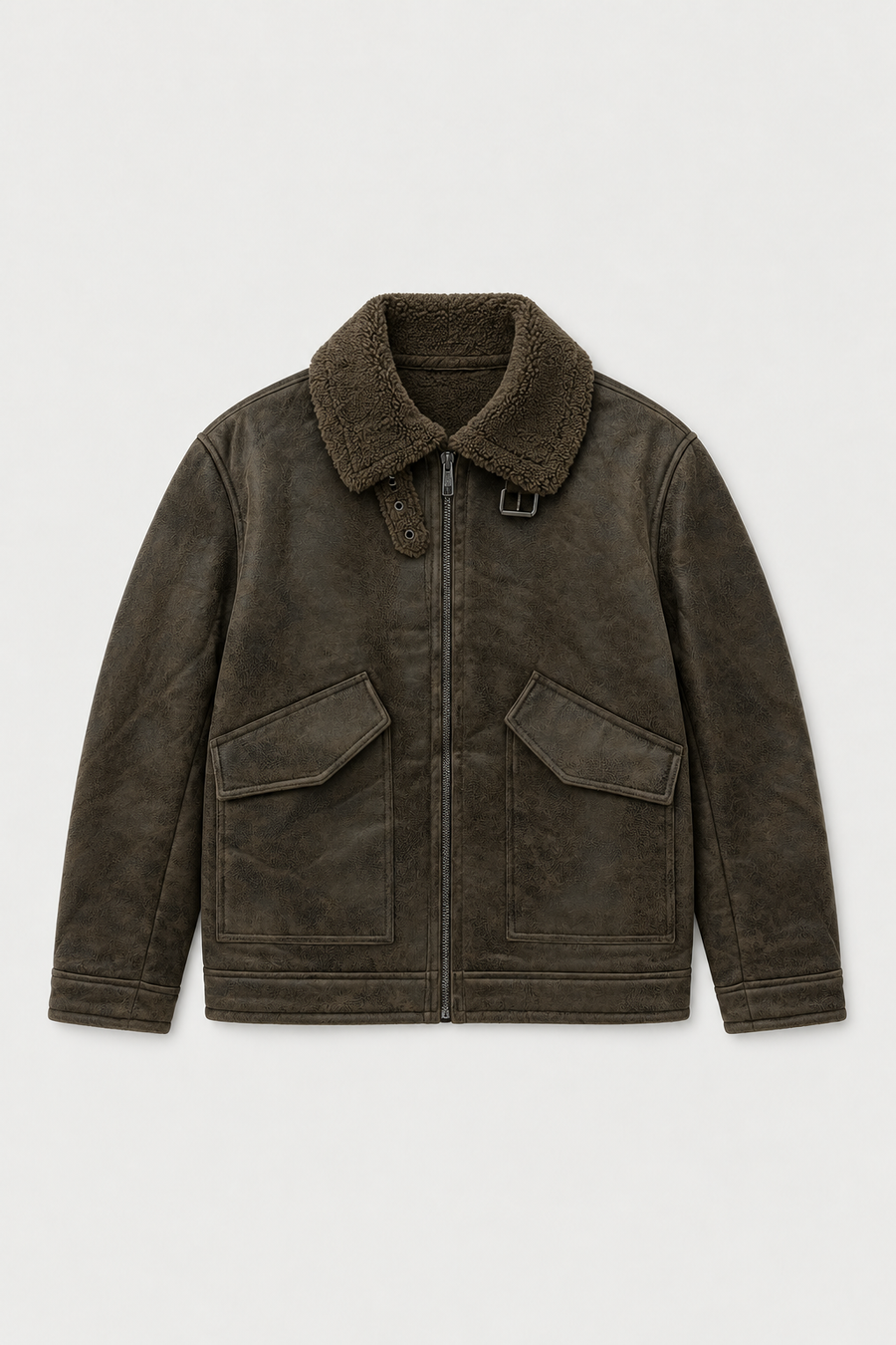 Blouson aviateur effet cuir