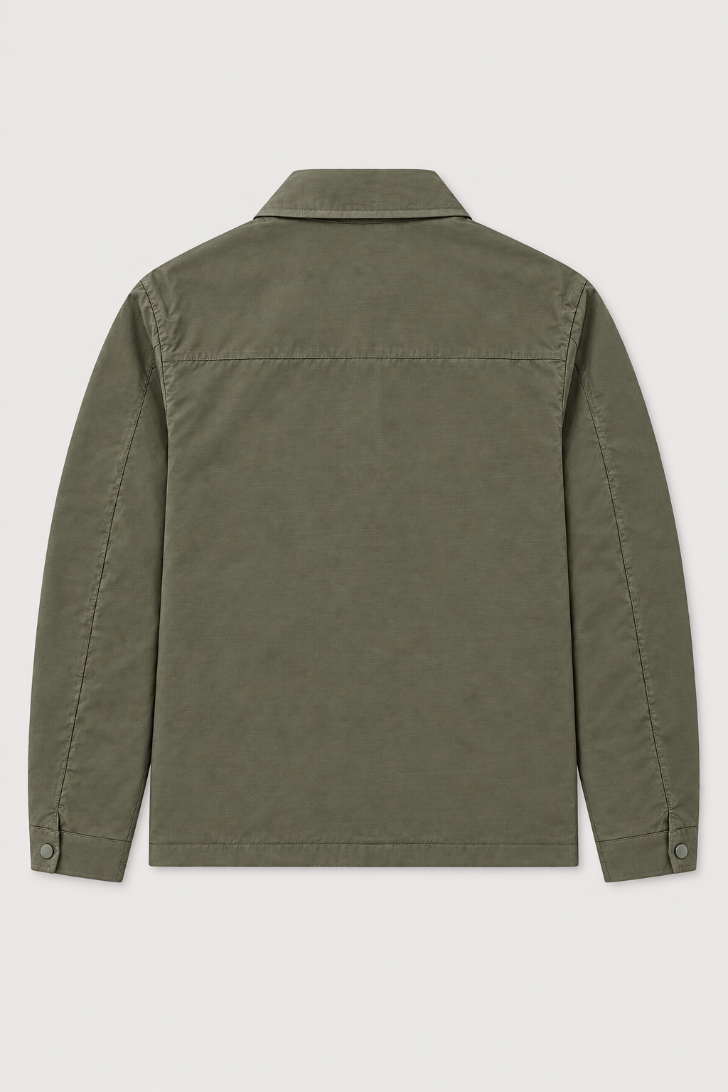 Veste réversible kaki et noir, vue de dos