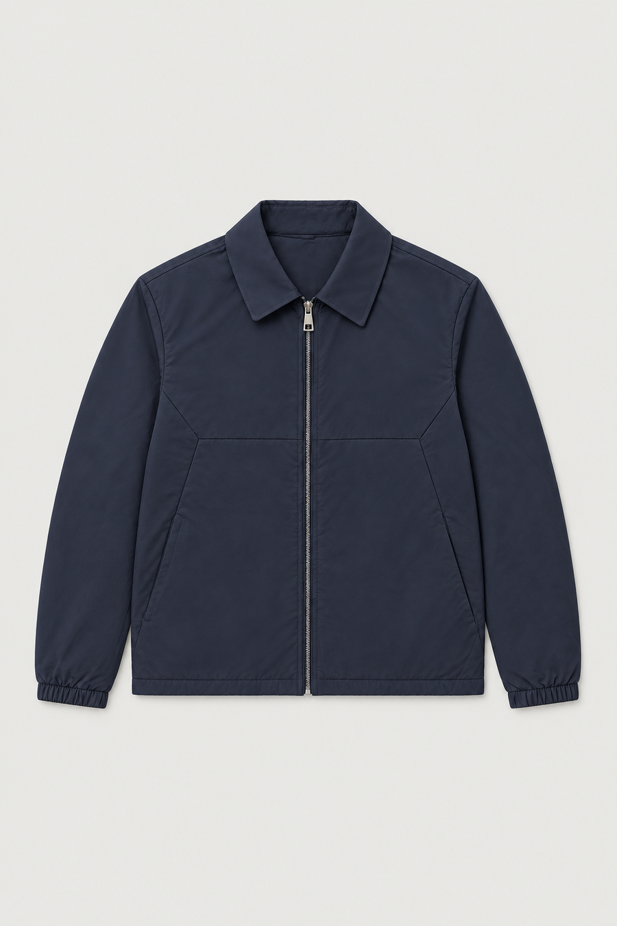 Blouson zippé col chemise